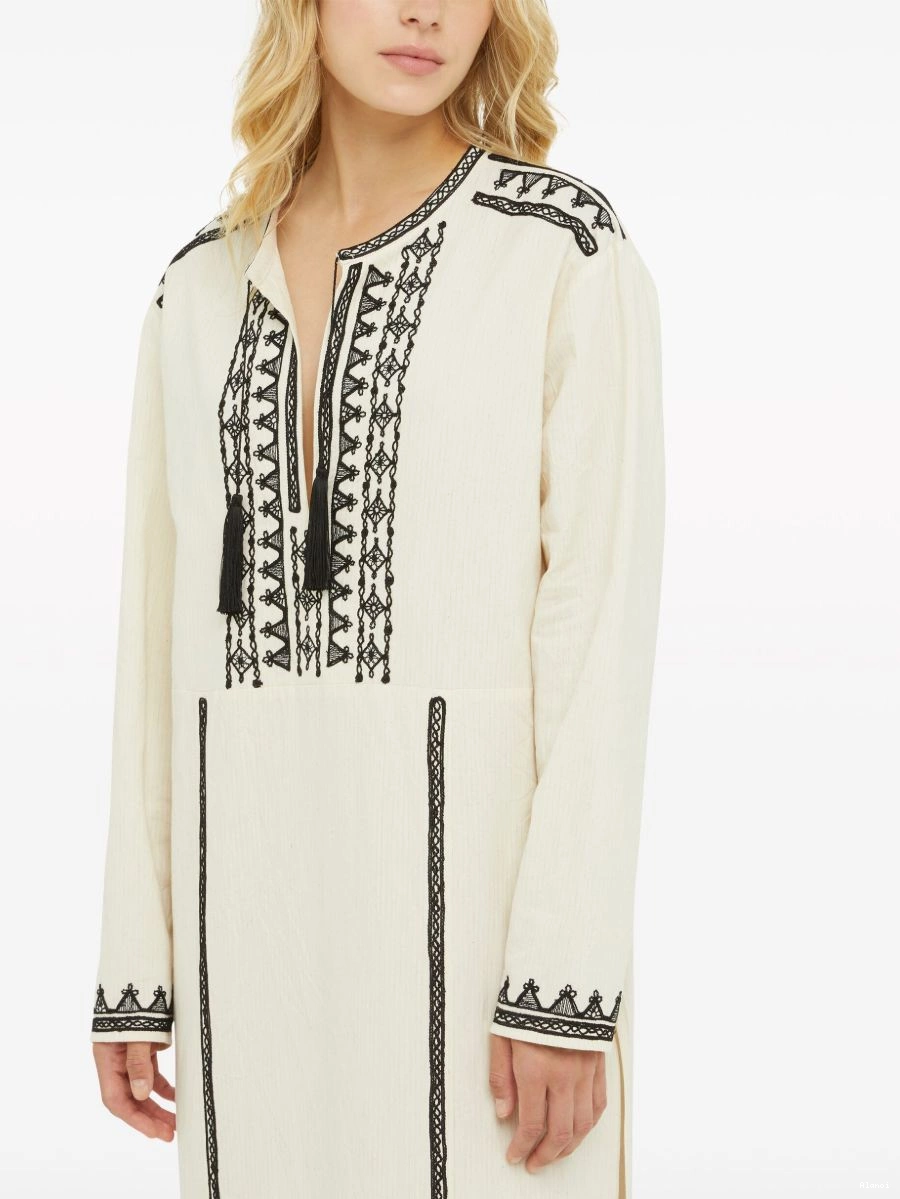 Cheap embroidered cotton-blend dress Women Alanui Akasha 0717
